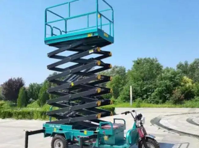 甘肃车载式升降机对于户外应急维修的机动性！